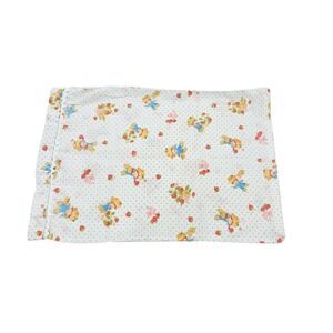 Vintage Homemade Toddler Mini‎ Pillowcase Strawberry Shortcake Polka Dot Floral